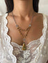 One of a Kind Vintage Arizona Turquoise, Sterling Silver and Pearl Necklace by Sage Machado - The Sage Lifestyle