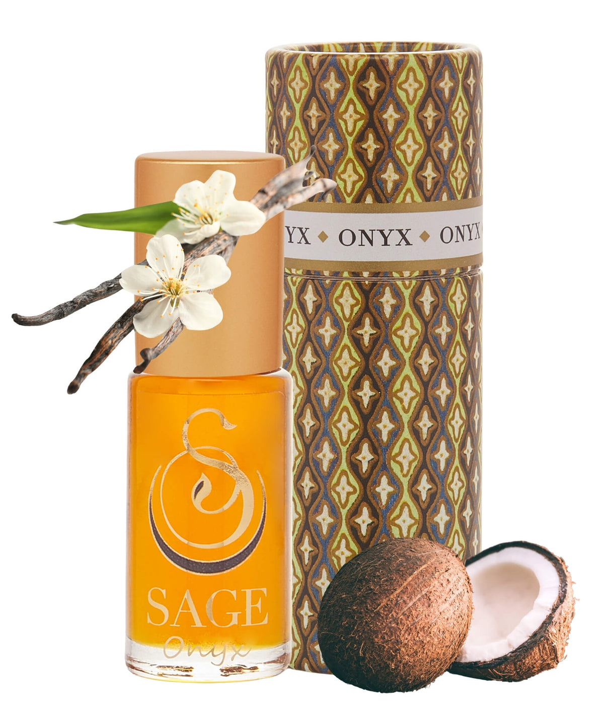 Onyx 1/8 oz Perfume Oil Concentrate Roll - On by Sage - The Sage Lifestyle