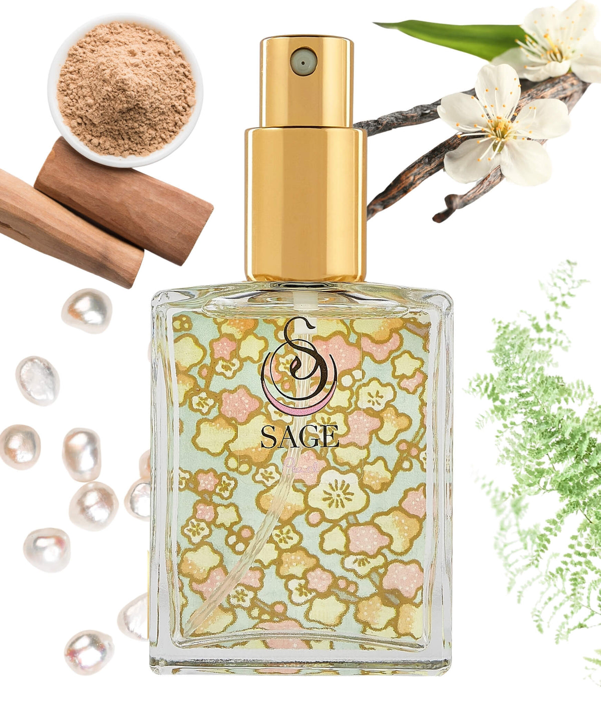 Pearl Organic 2oz Perfume Eau de Toilette by Sage - The Sage Lifestyle
