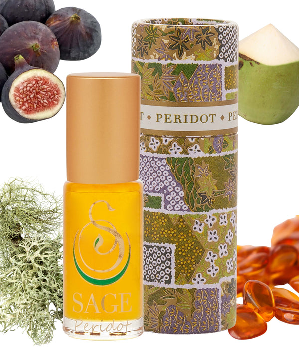 Peridot 1/8 oz Perfume Oil Concentrate Roll - On by Sage - The Sage Lifestyle