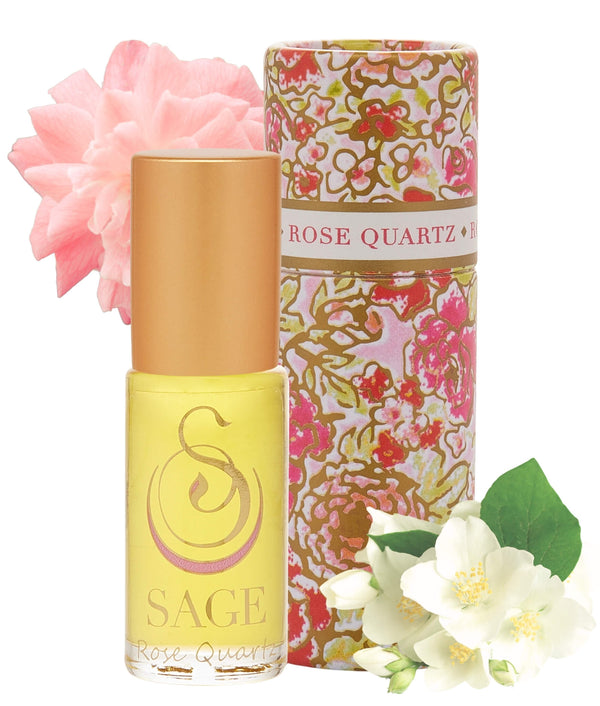 Rose Quartz 1/8 oz Perfume Oil Concentrate Roll - On by Sage - The Sage Lifestyle