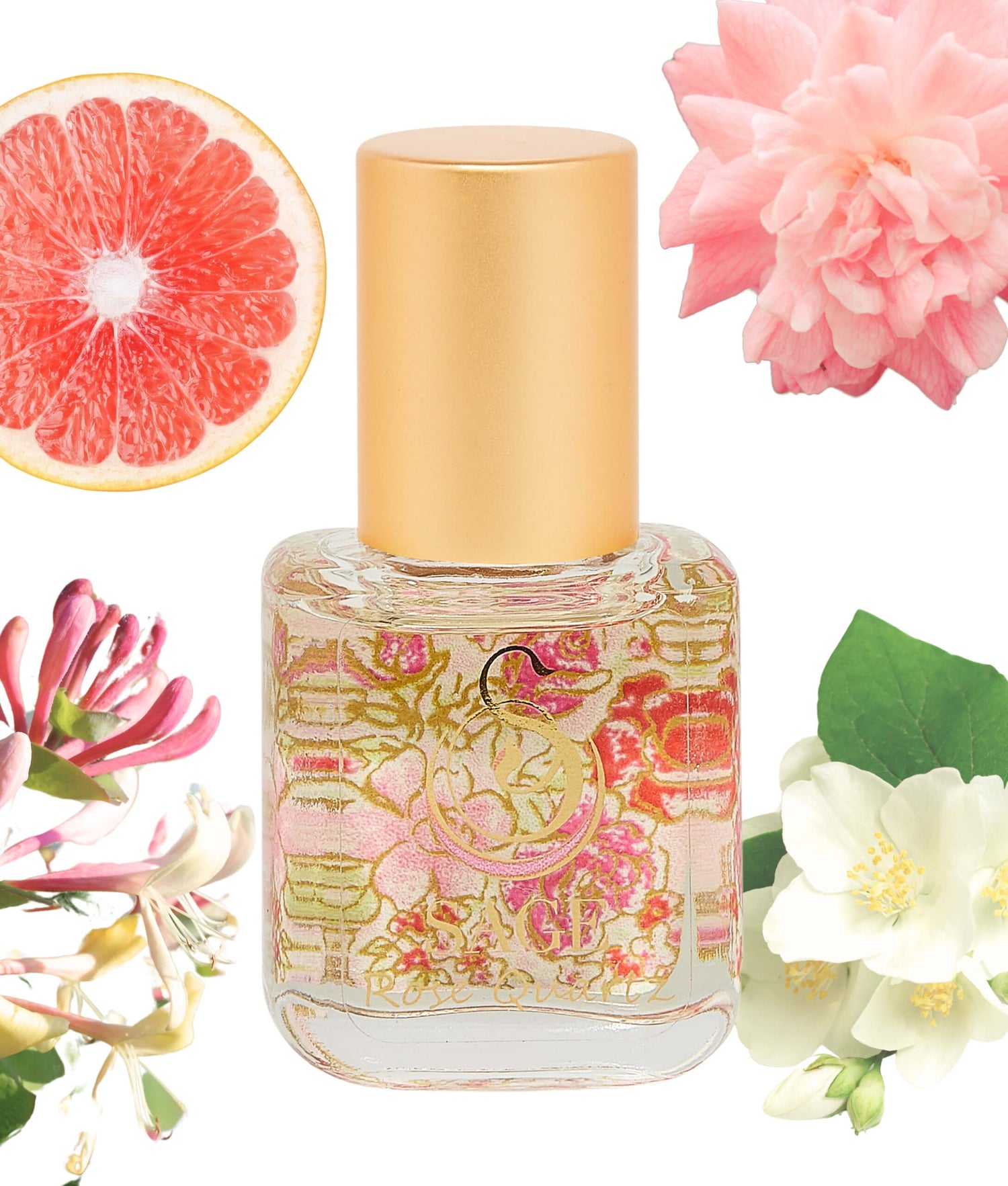 Rose Quartz Organic 1/4 oz Perfume Oil Extract Roll - On by Sage - The Sage Lifestyle