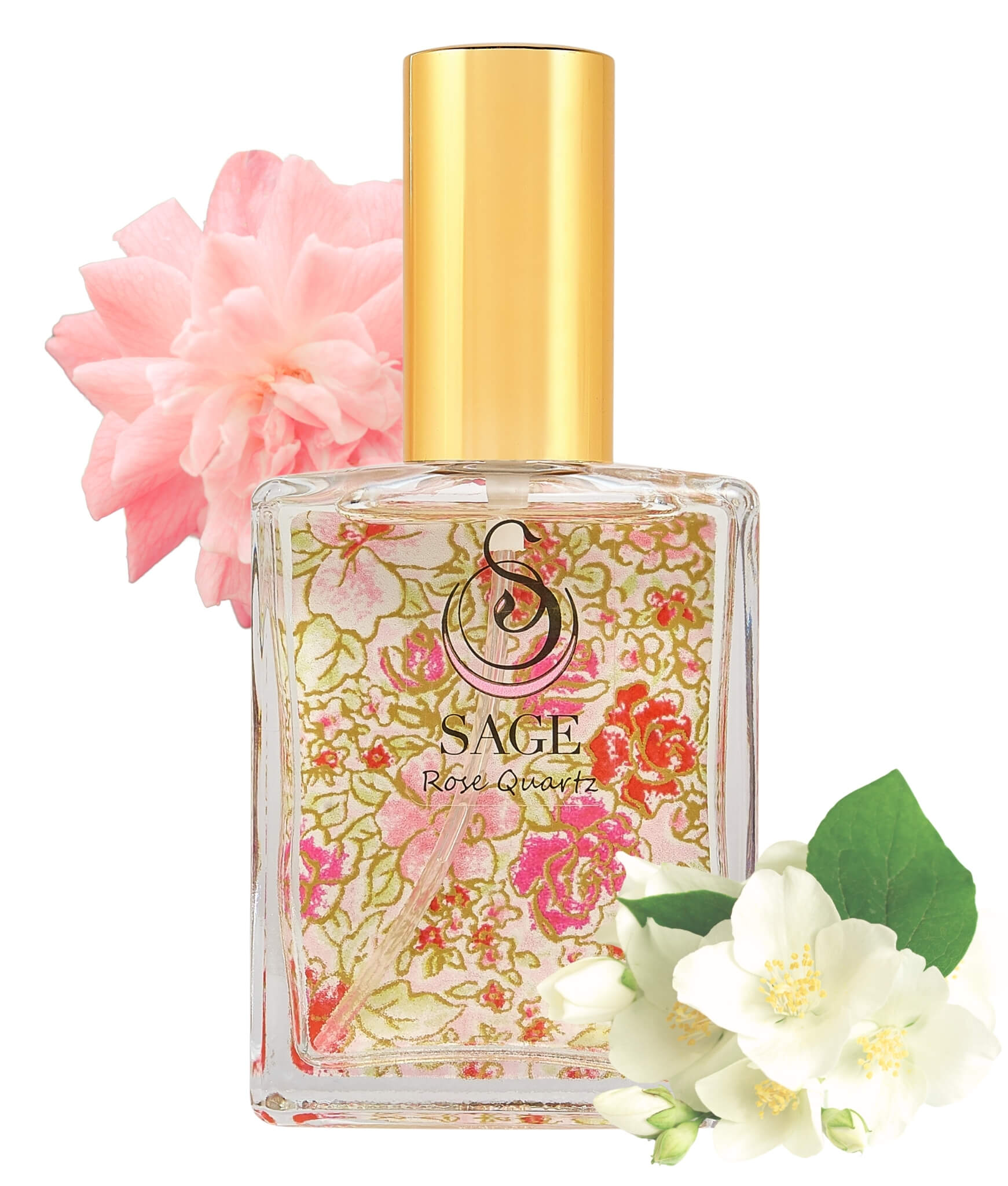 Rose Quartz Organic 2oz Perfume Eau de Toilette by Sage - The Sage Lifestyle