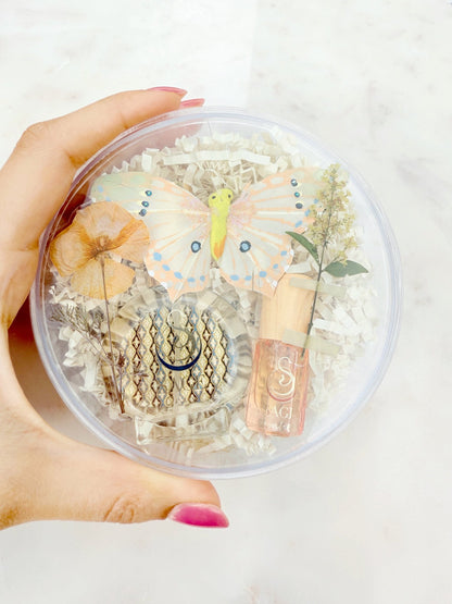 Secret Garden Botanical Discovery Set ~ Onyx 1/2 oz Organic Eau de Toilette Mini &amp; Amber 3mL Organic Perfume Oil Mini Extract Roll - On by Sage - The Sage Lifestyle