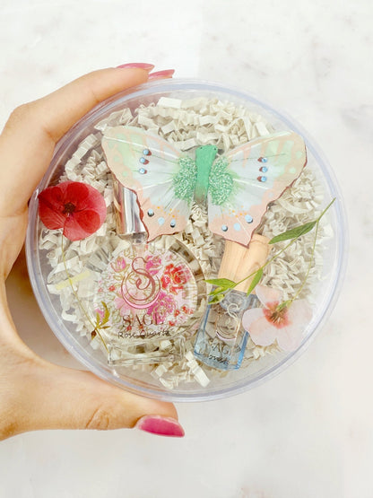 Secret Garden Botanical Discovery Set ~ Rose Quartz 1/2 oz Organic Eau de Toilette Mini &amp; Moonstone 3mL Organic Perfume Oil Mini Extract Roll - On by Sage - The Sage Lifestyle