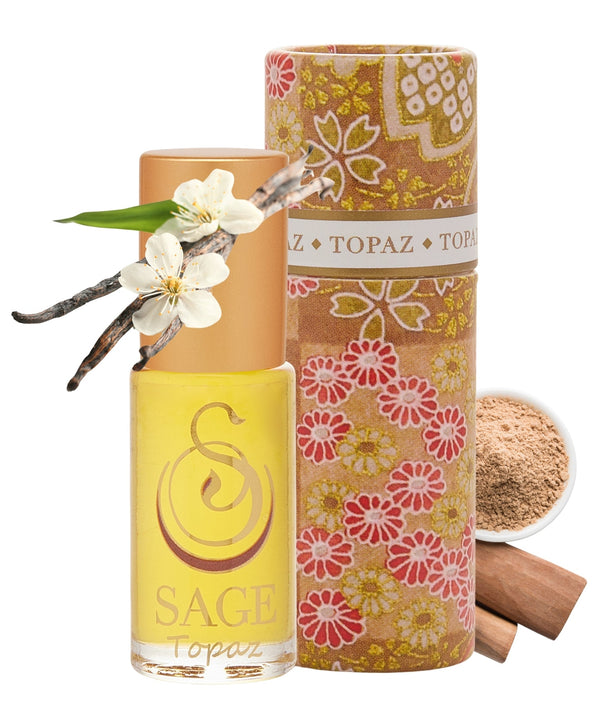 Topaz 1/8 oz Perfume Oil Concentrate Roll - On by Sage - The Sage Lifestyle