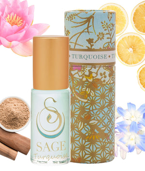 Turquoise 1/8 oz Perfume Oil Concentrate Roll - On by Sage - The Sage Lifestyle