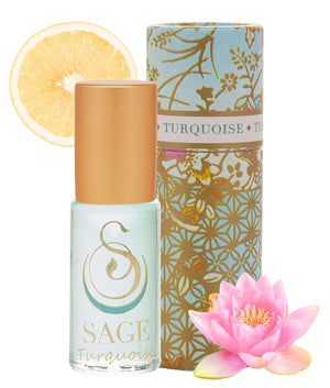 Turquoise 1/8 oz Perfume Oil Concentrate Roll - On by Sage - The Sage Lifestyle