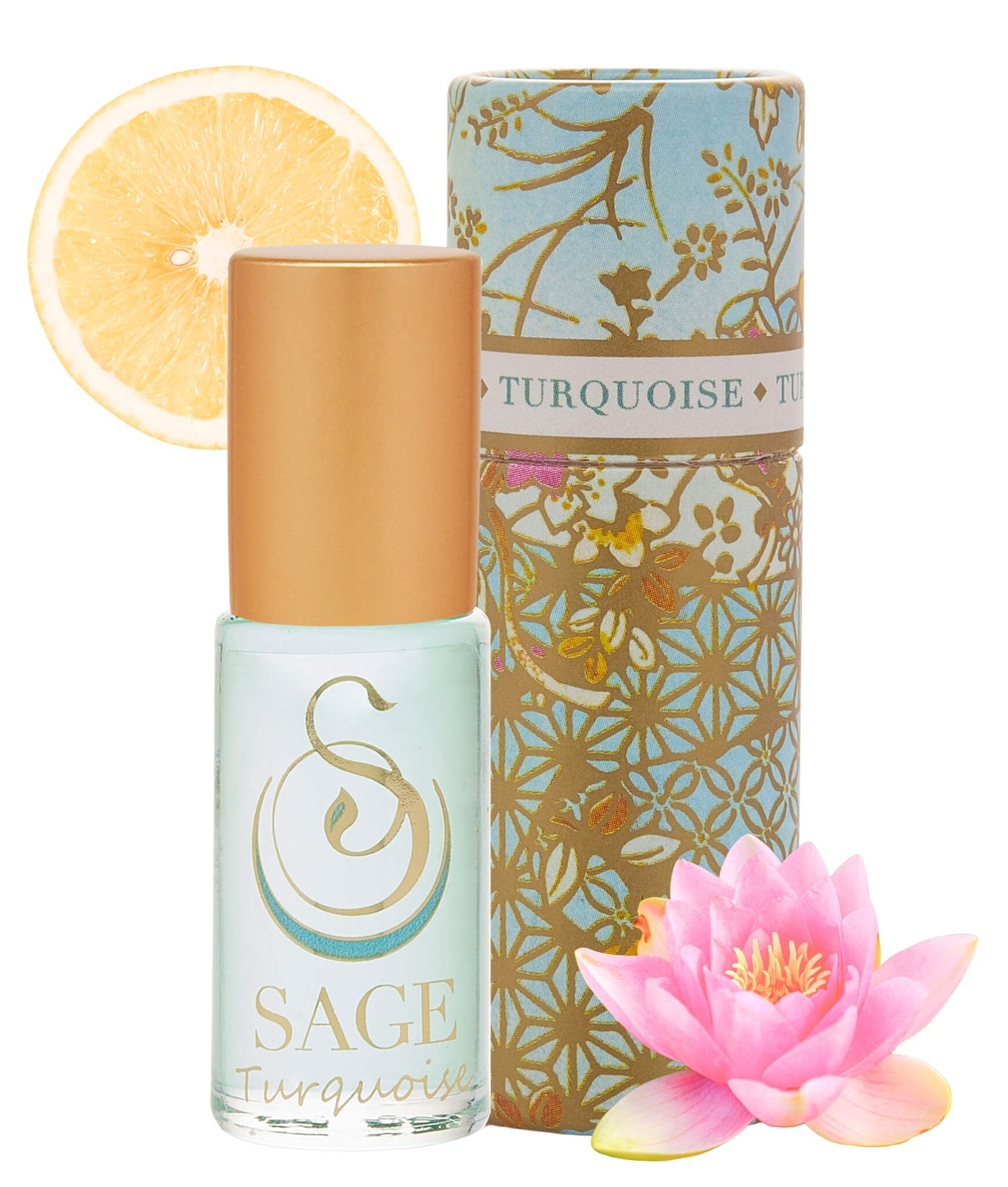 Turquoise 1/8 oz Perfume Oil Concentrate Roll - On by Sage - The Sage Lifestyle