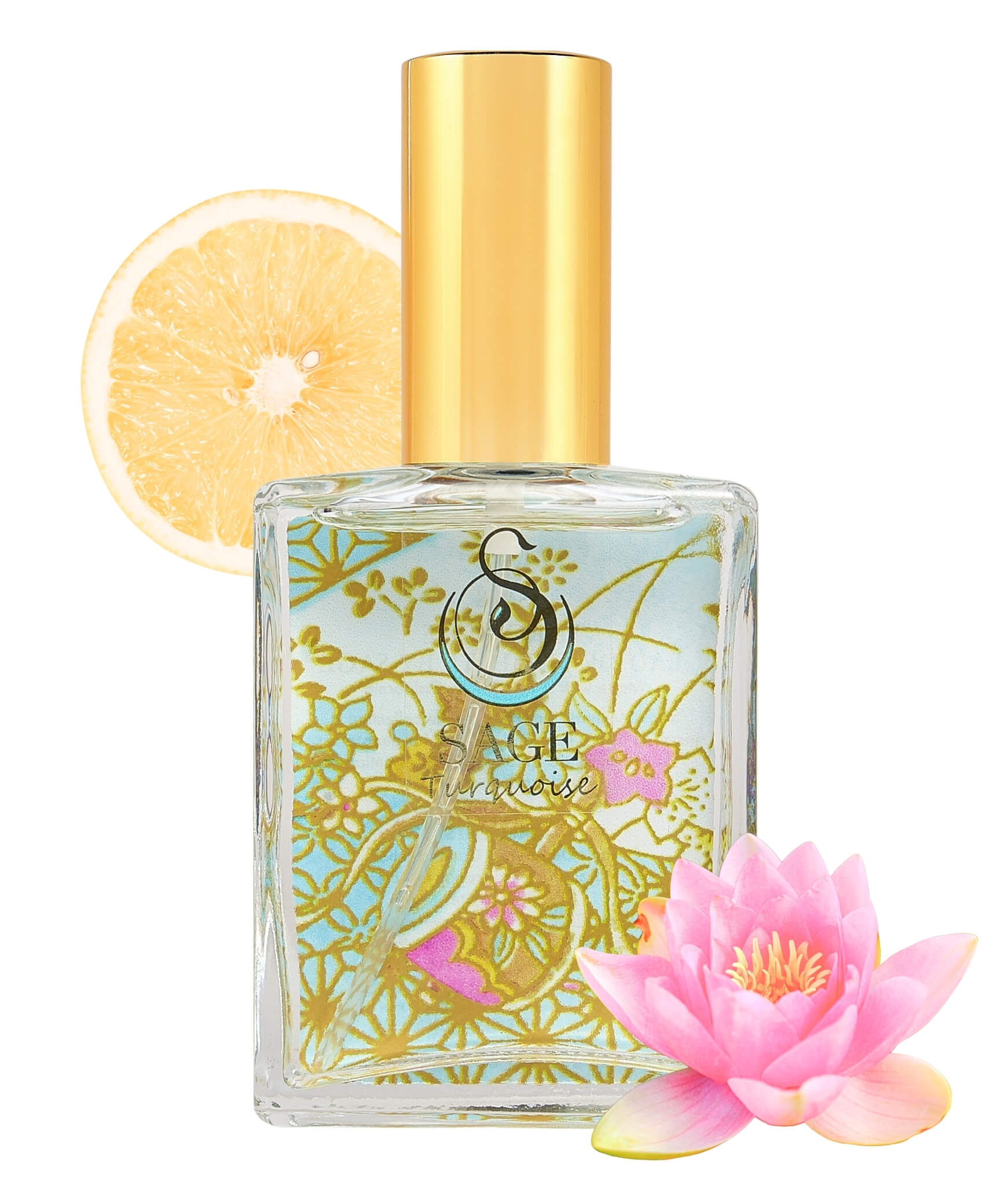 Turquoise Organic 2oz Perfume Eau de Toilette by Sage - The Sage Lifestyle