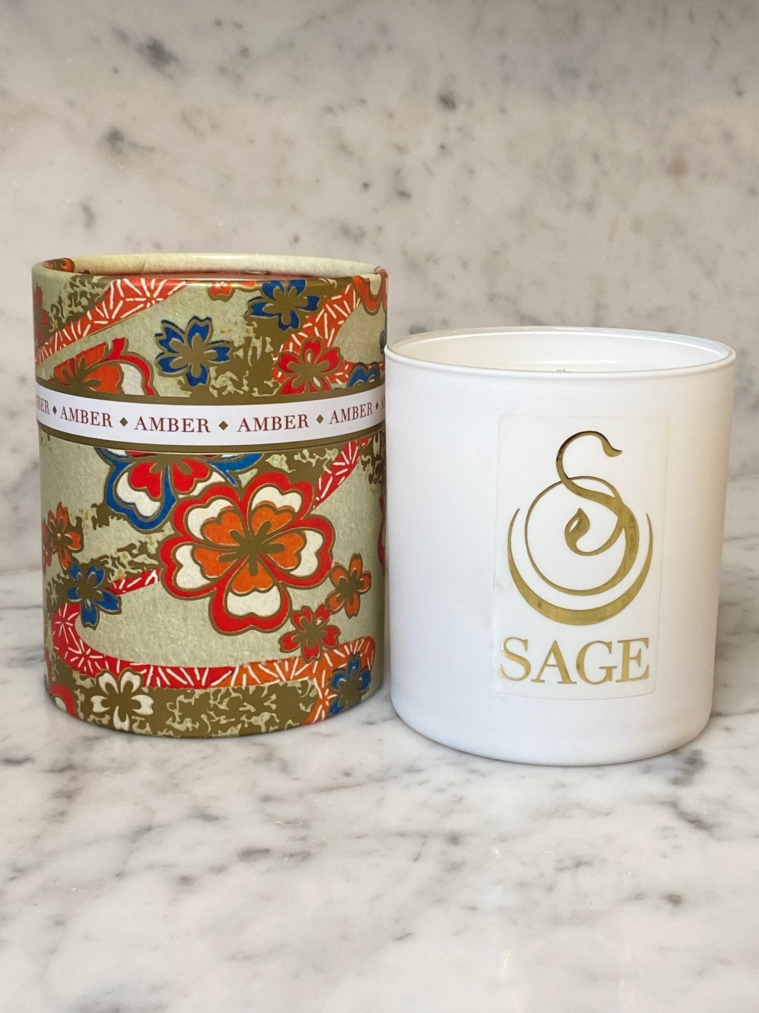 Amber 8 oz Luxury Candle by Sage - The Sage Lifestyle