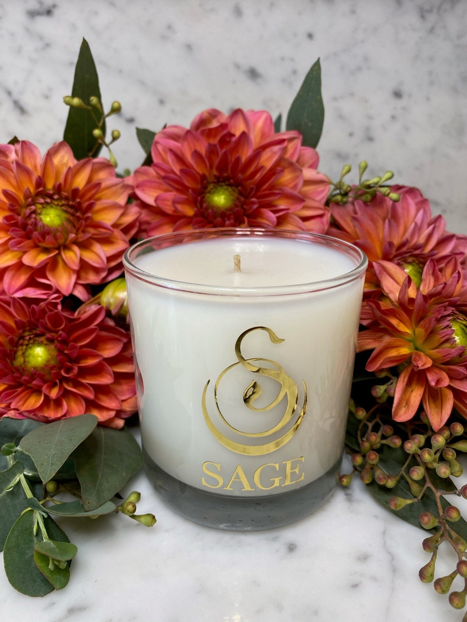 Amber 8 oz Luxury Candle by Sage - The Sage Lifestyle