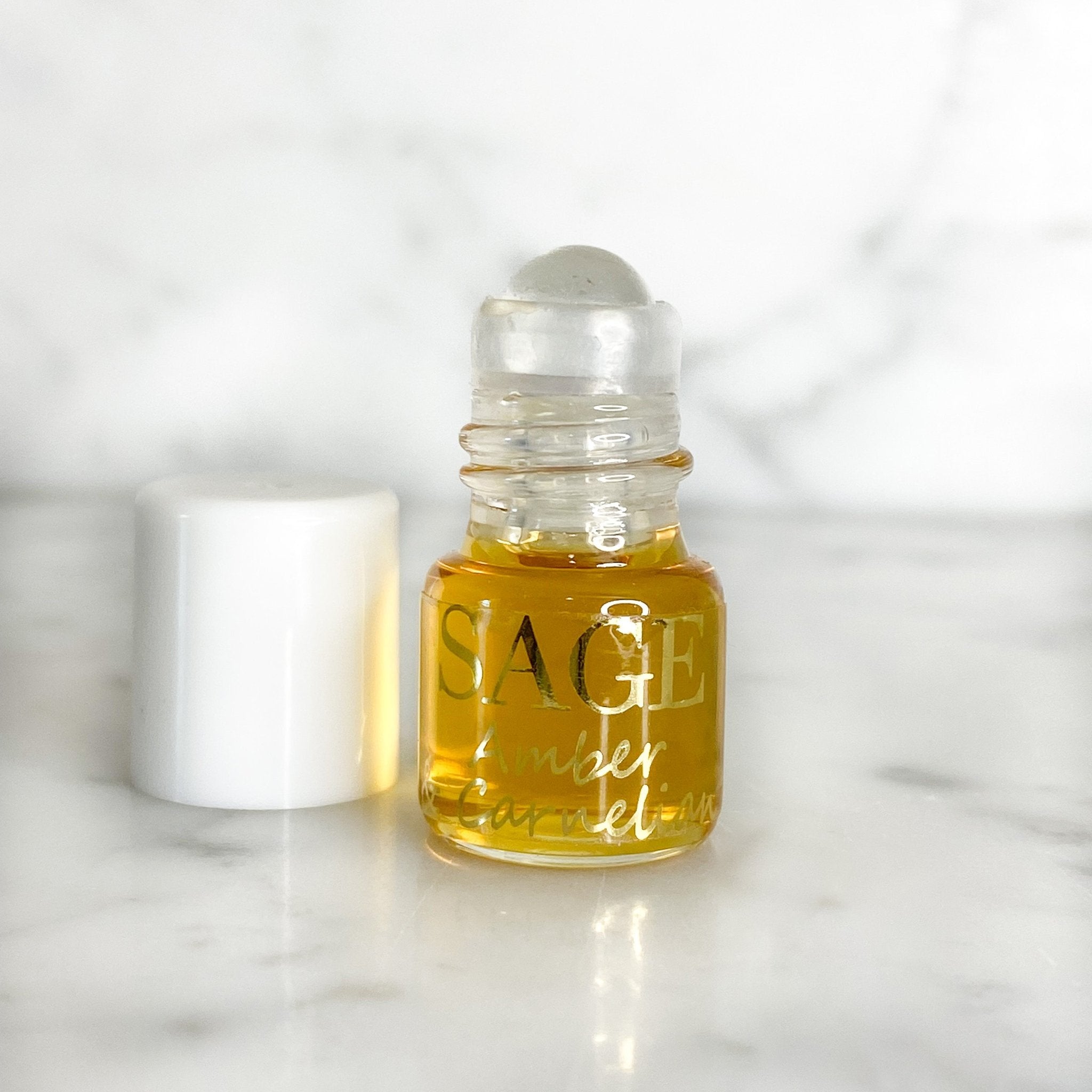 Amber & Carnelian Blend Perfume Oil Mini Rollie by Sage - The Sage Lifestyle