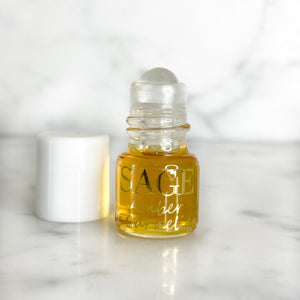 Amber & Carnelian Blend Perfume Oil Mini Rollie by Sage - The Sage Lifestyle