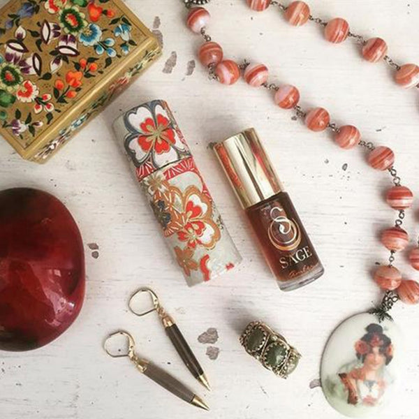 Amber Gemstone Perfume Oil Roll-On by Sage - The Sage Lifestyle