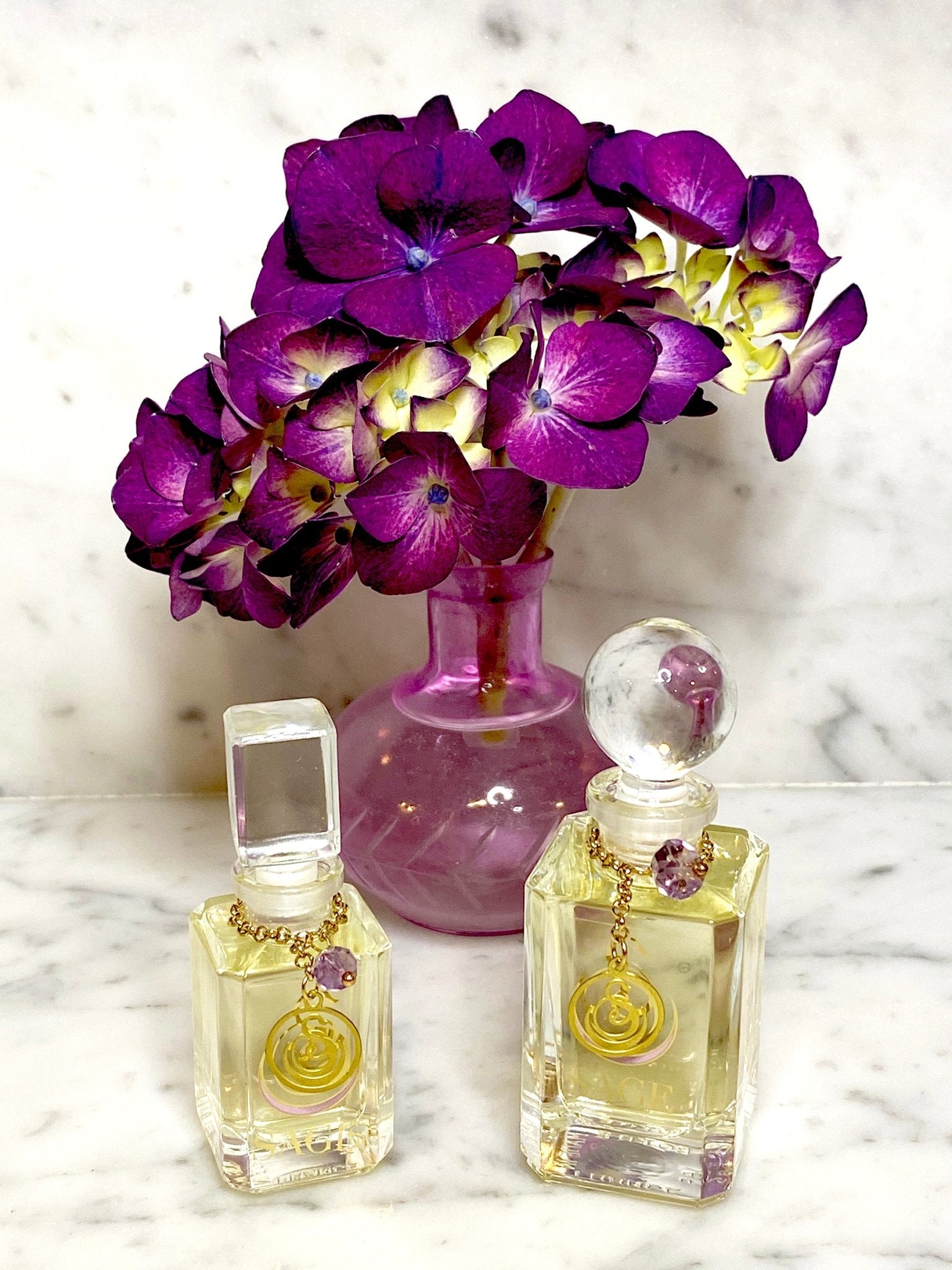 Amethyst Vanity Bottle by Sage, Pure Perfume Oil - The Sage Lifestyle