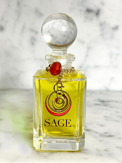 Carnelian Vanity Bottle by Sage, Pure Perfume Oil - The Sage Lifestyle