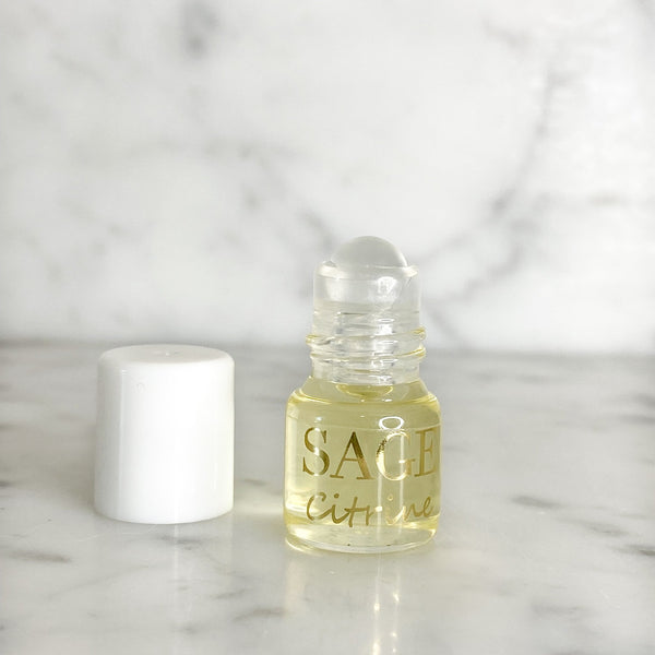 Citrine Perfume Oil Mini Rollie by Sage - The Sage Lifestyle