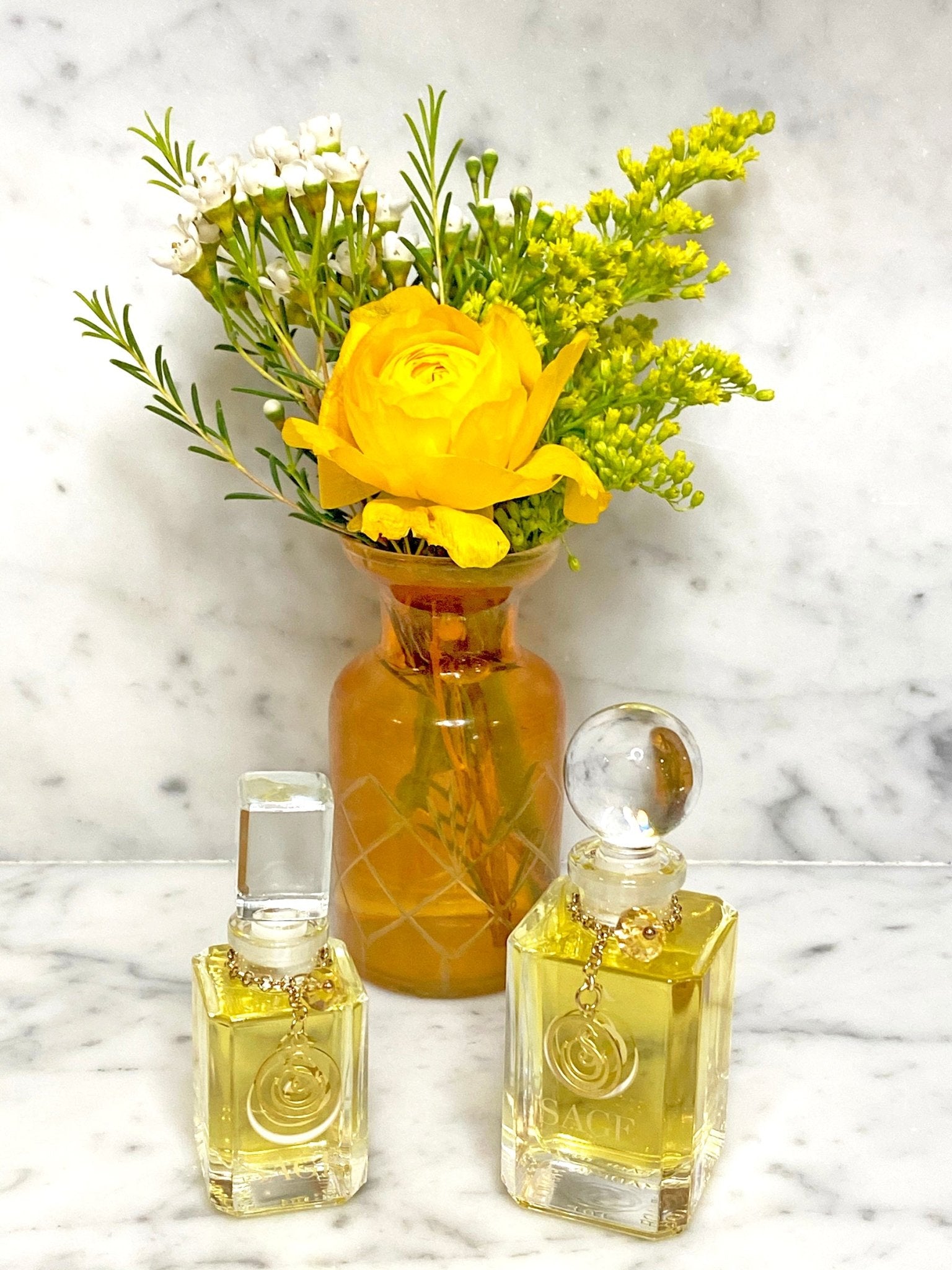 Citrine Vanity Bottle by Sage, Pure Perfume Oil - The Sage Lifestyle