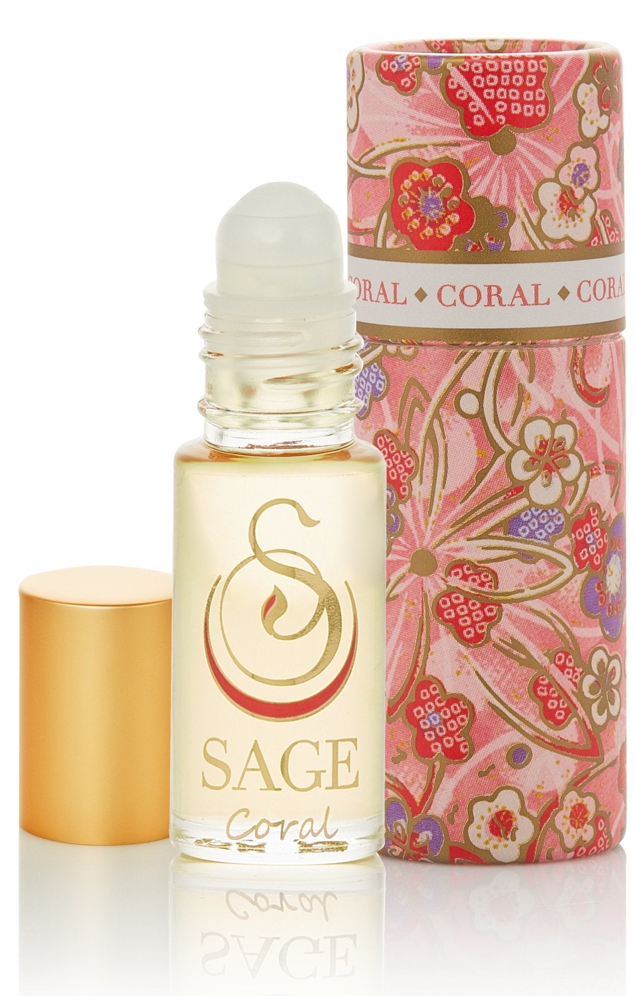 Coral Gemstone Perfume Oil Roll-On by Sage - The Sage Lifestyle