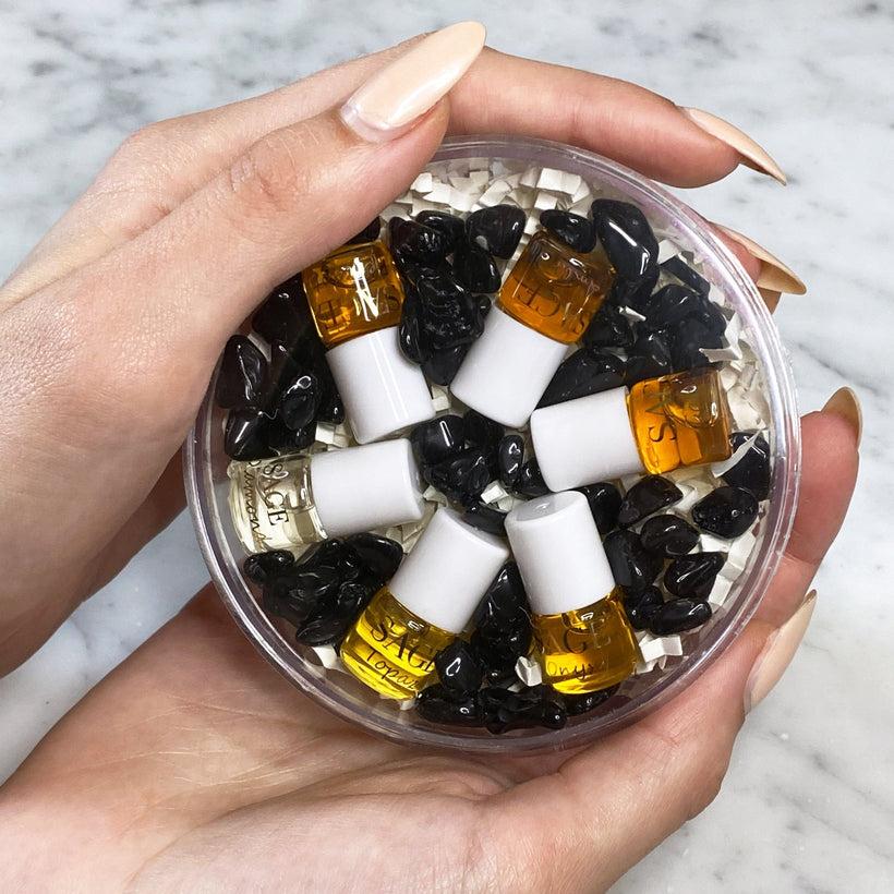Shop All Gemstone Mini Rollie Perfume Oil Sample Sets by Sage