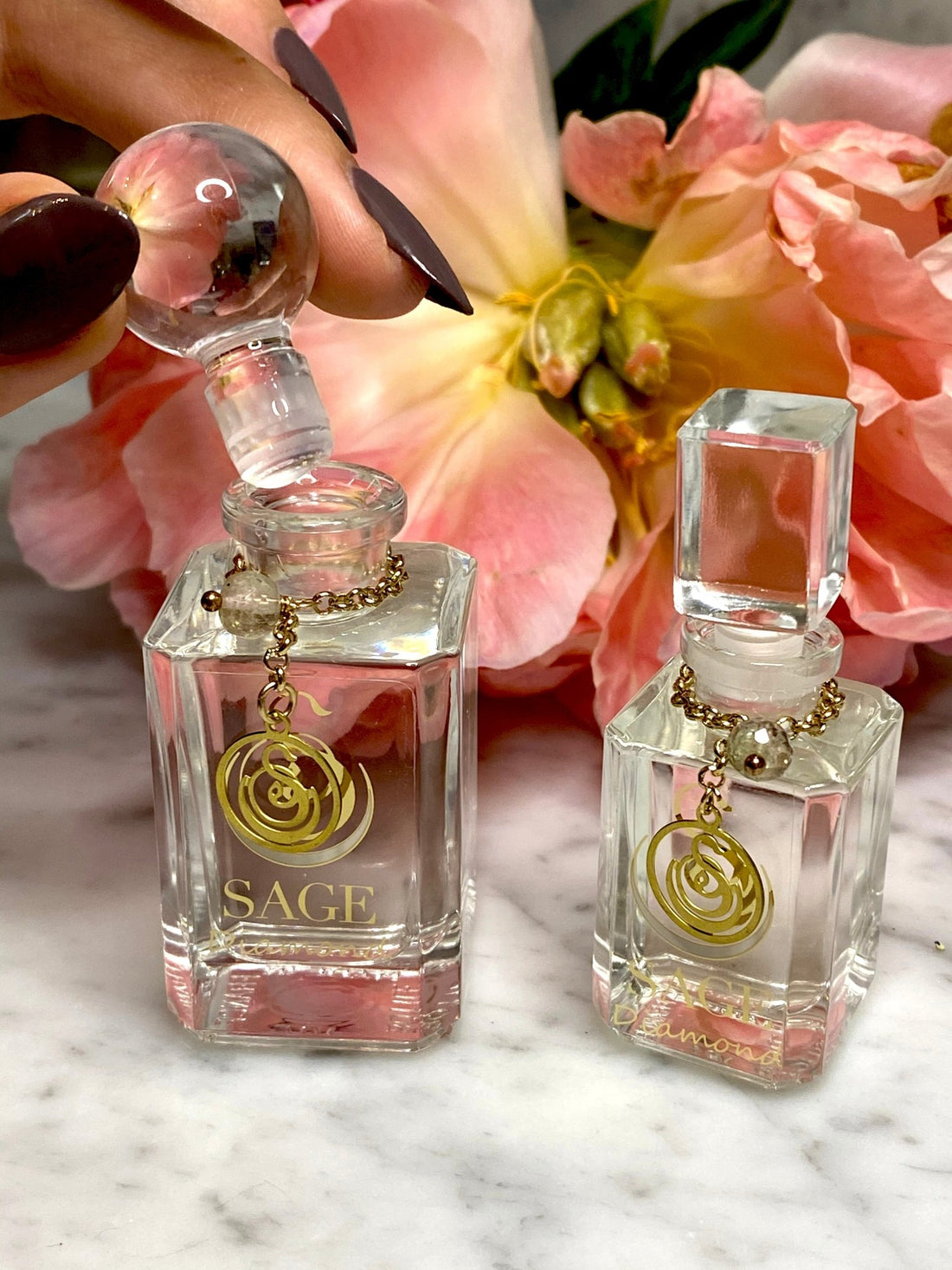 Diamond Vanity Bottle by Sage, Pure Perfume Oil - The Sage Lifestyle