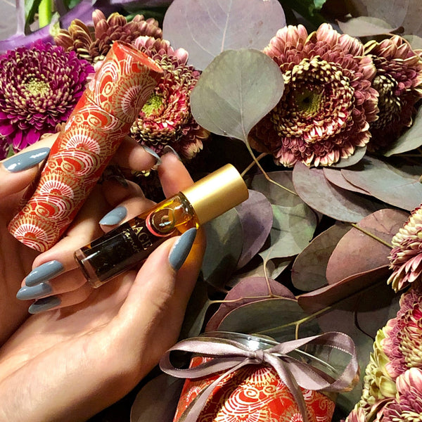 Garnet 1/4 oz Gemstone Perfume Oil Roll-On by Sage - The Sage Lifestyle
