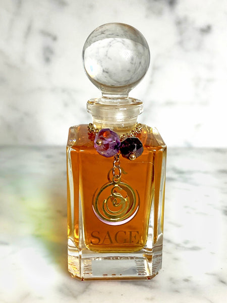 Garnet & Amethyst Blend Vanity Bottle by Sage, Pure Perfume Oil - The Sage Lifestyle