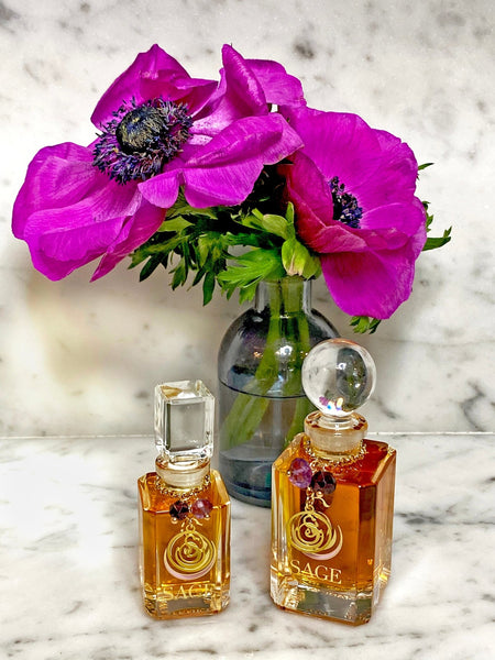 Garnet & Amethyst Blend Vanity Bottle by Sage, Pure Perfume Oil - The Sage Lifestyle