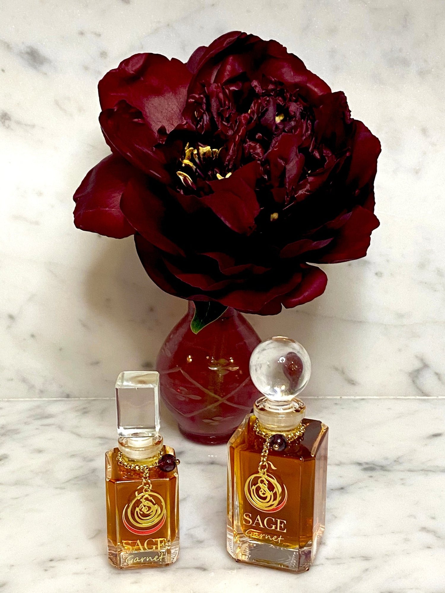 Garnet Vanity Bottle by Sage, Pure Perfume Oil - The Sage Lifestyle