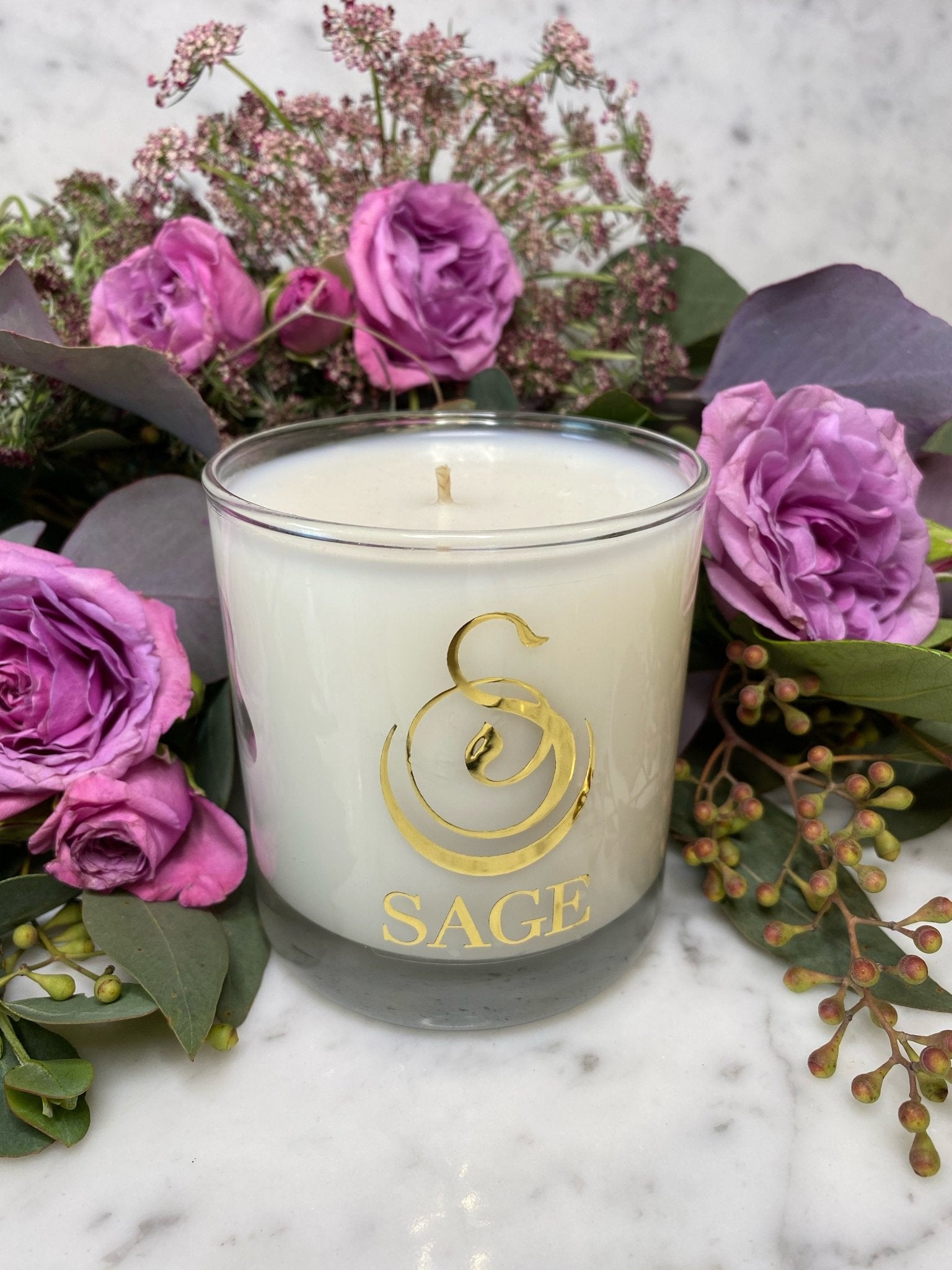 Jade 8 oz Luxury Candle by Sage - The Sage Lifestyle