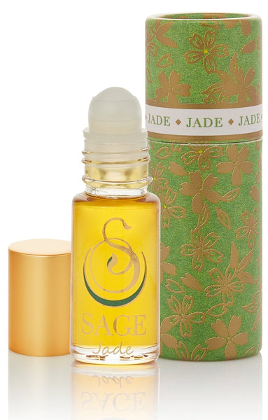 Jade Gemstone Perfume Oil Roll-On by Sage - The Sage Lifestyle