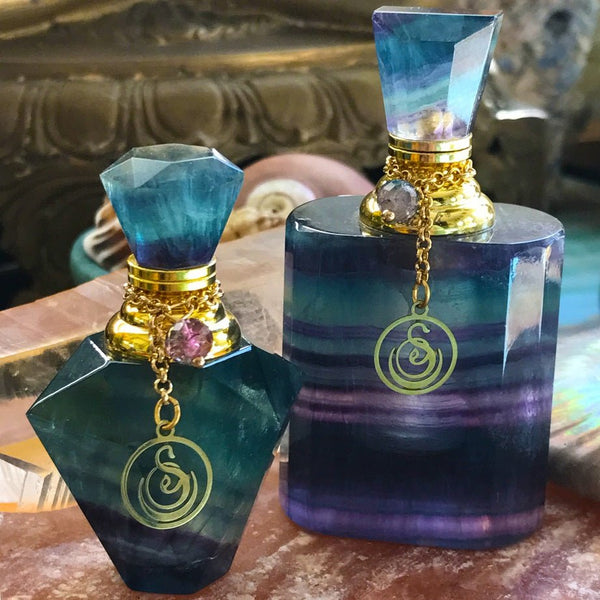 Large Gemstone Perfume Bottle - The Sage Lifestyle