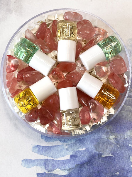 Lighter Gemstone Palette Perfume Oils Mini Rollies by Sage - The Sage Lifestyle