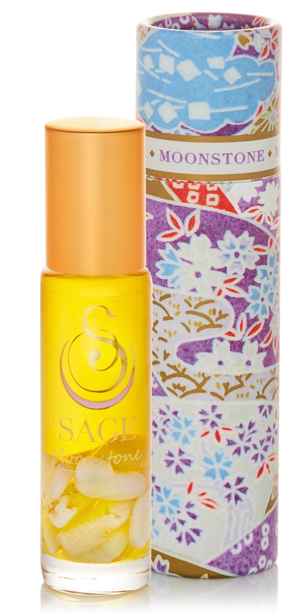 Moonstone 1/4 oz Gemstone Perfume Oil Roll-On by Sage - The Sage Lifestyle