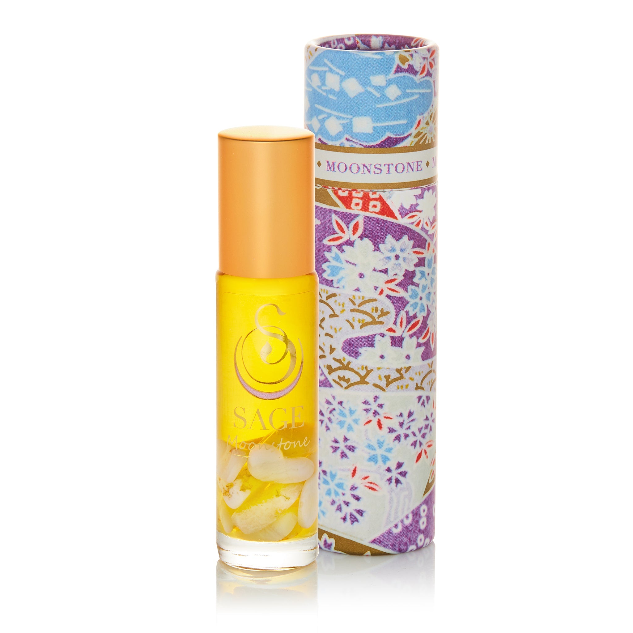 OBSESSION ~ Moonstone Gemstone Perfume Roll-On and EDT Gift Set by Sage - The Sage Lifestyle