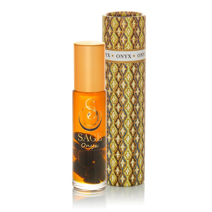 OBSESSION ~ Onyx Gemstone Perfume Roll-On and EDT Gift Set by Sage - The Sage Lifestyle
