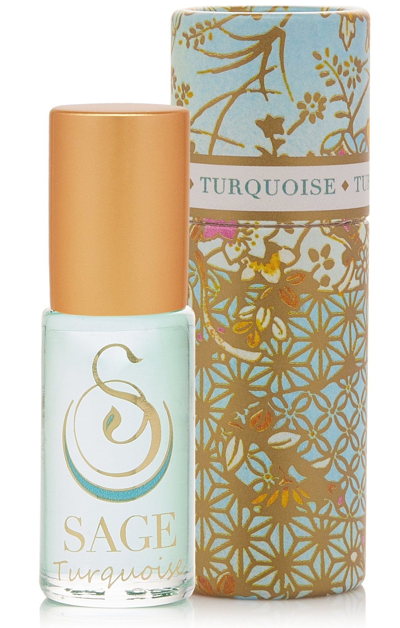 OBSESSION ~ Turquoise Gemstone Perfume Roll-On and EDT Gift Set by Sage - The Sage Lifestyle