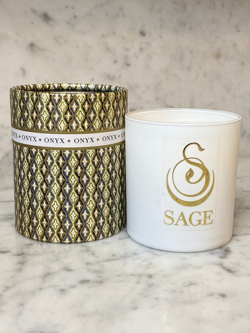 Onyx 8 oz Luxury Candle by Sage - The Sage Lifestyle