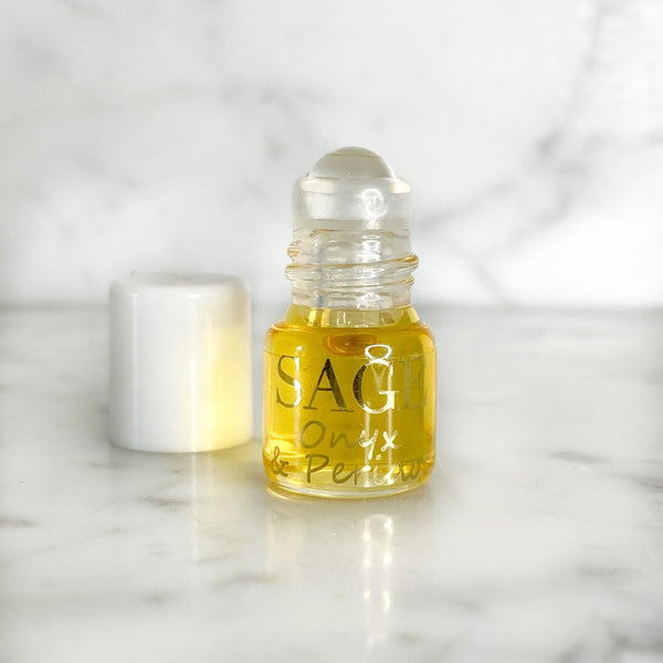 Onyx & Peridot Blend Perfume Oil Mini Rollie by Sage - The Sage Lifestyle