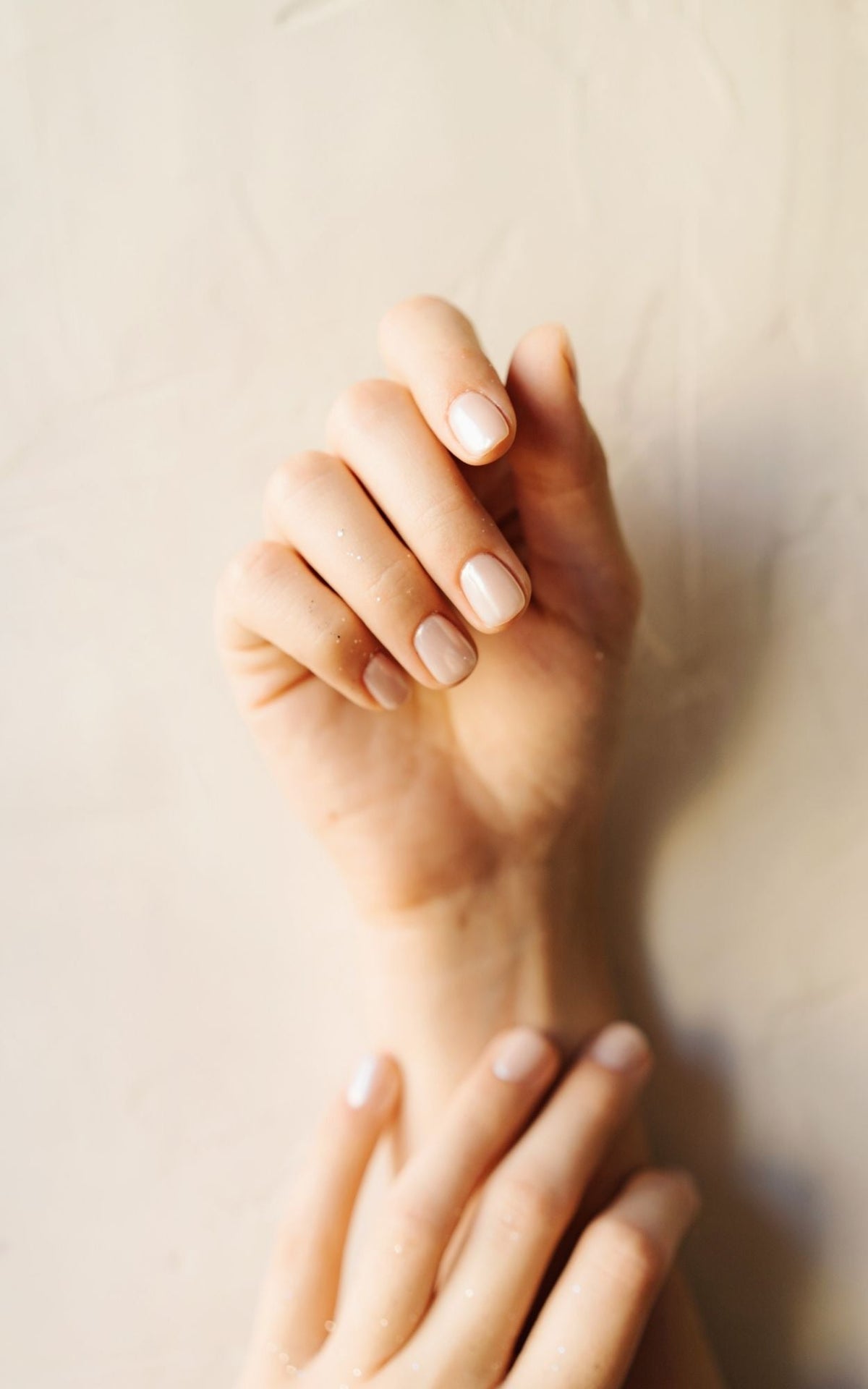 Pearl Gemstone Perfume Oil Roll-On subtle, fragrance worn on model&