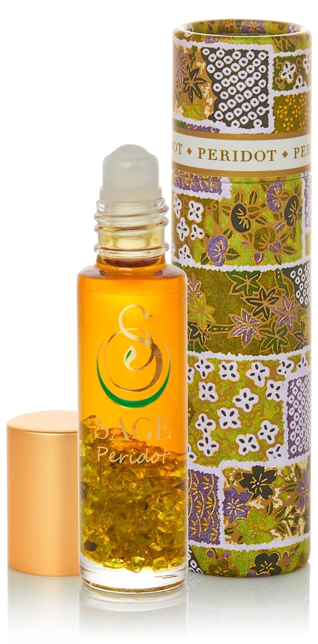 Peridot 1/4 oz Gemstone Perfume Oil Roll-On by Sage - The Sage Lifestyle