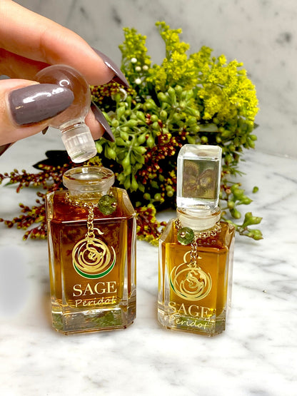 Peridot Vanity Bottle by Sage, Pure Perfume Oil - The Sage Lifestyle