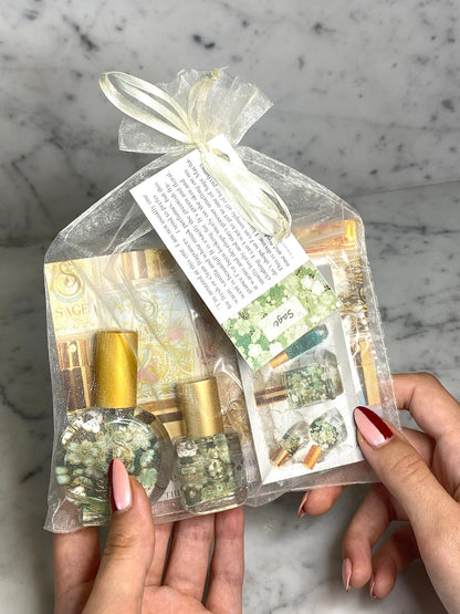 PETITE DUO ~ Amber Gemstone Perfume Extract Roll-On and EDT Mini Gift Set by Sage - The Sage Lifestyle