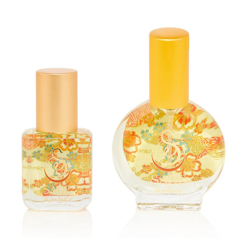 PETITE DUO ~ Amber Gemstone Perfume Extract Roll-On and EDT Mini Gift Set by Sage - The Sage Lifestyle