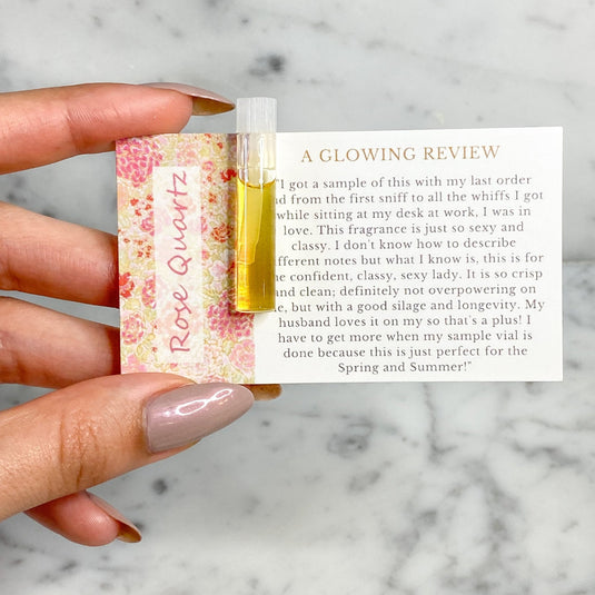 Rose Quartz Gemstone Perfume Collection by Sage The Sage Lifestyle