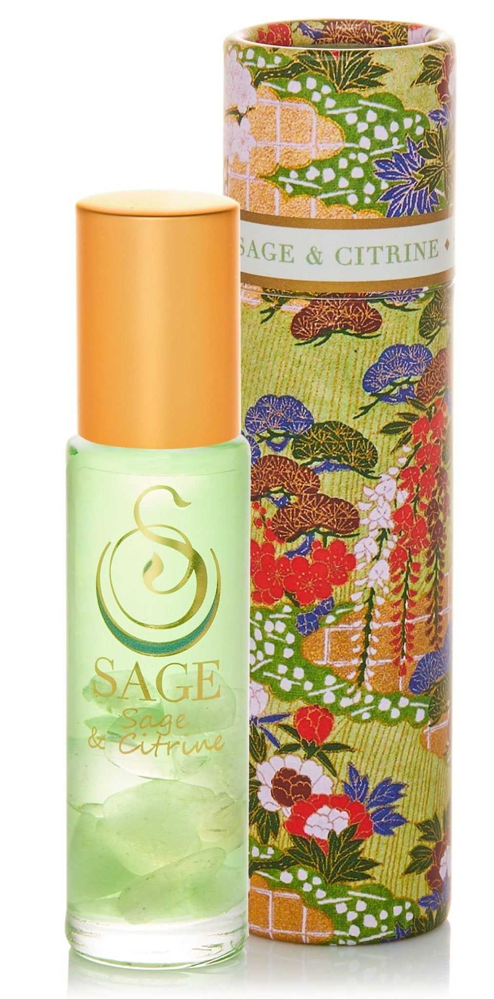 Sage &amp; Citrine Blend 1/4 oz Gemstone Perfume Oil Roll-On by Sage - The Sage Lifestyle
