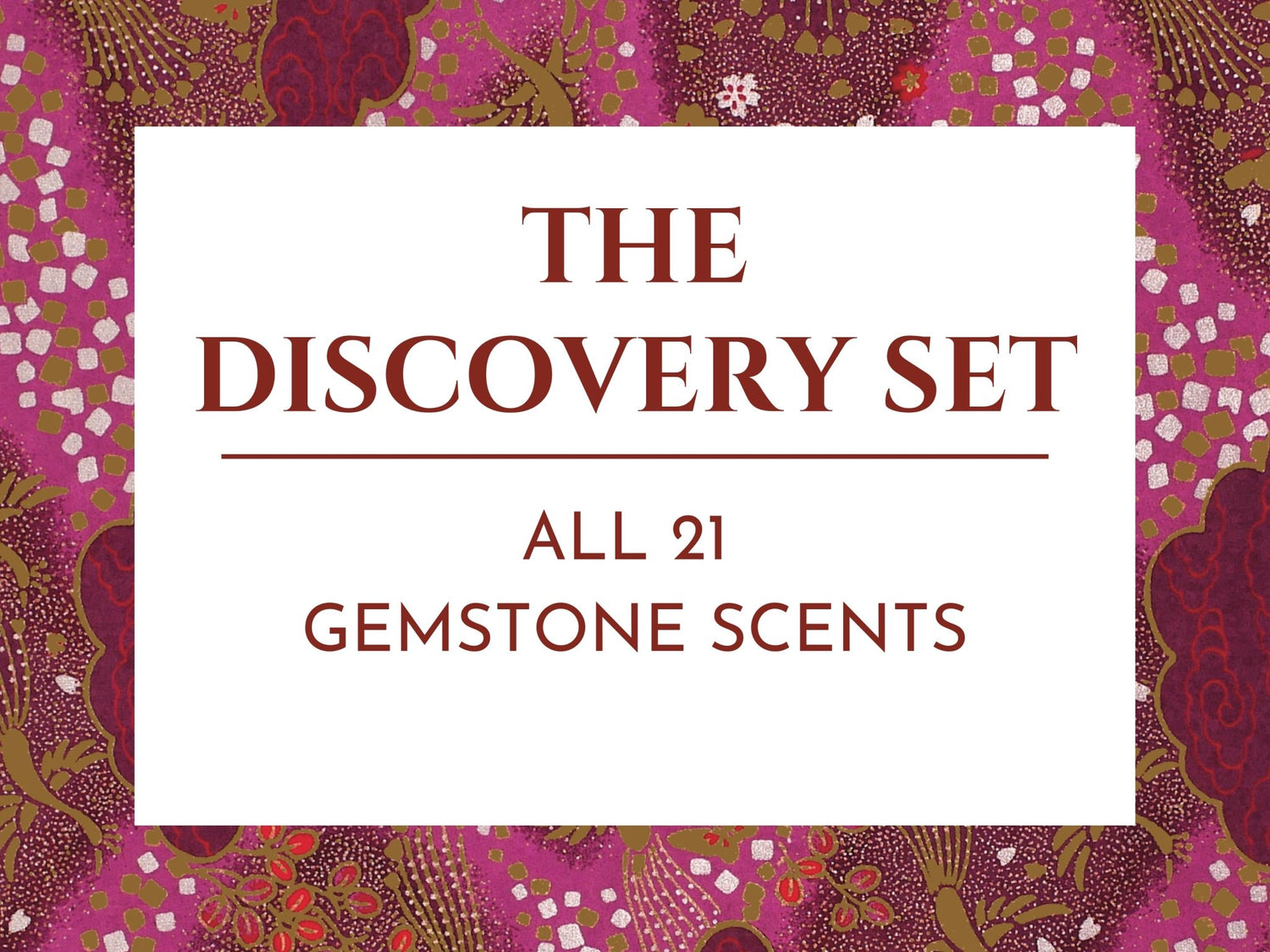 The Perfume Oil Discovery set: includes all 21 gemstone scents by Sage- Vegan, Gender-Neutral, Cruelty-Free, travel sizes