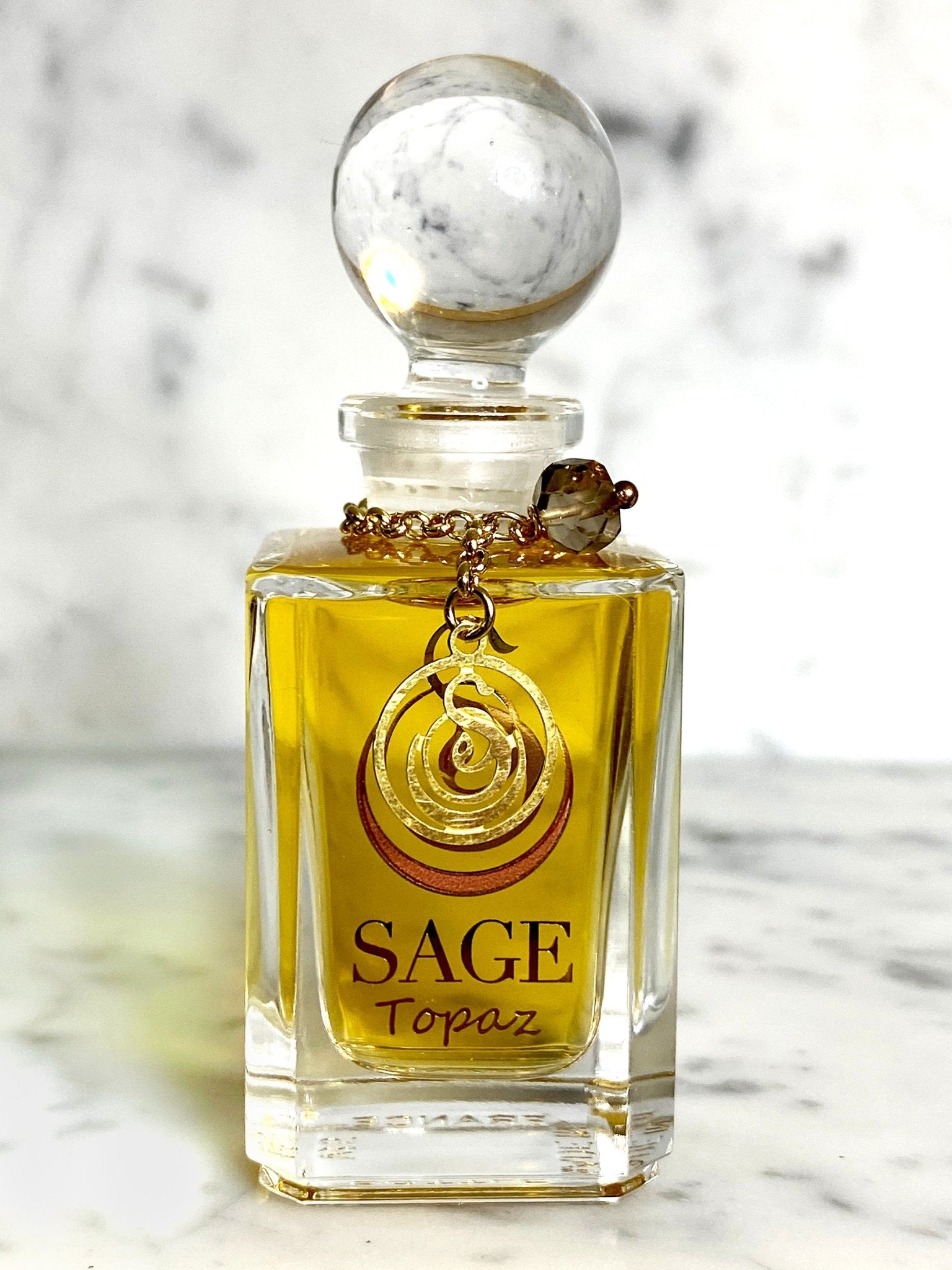 Topaz Vanity Bottle by Sage, Pure Perfume Oil - The Sage Lifestyle