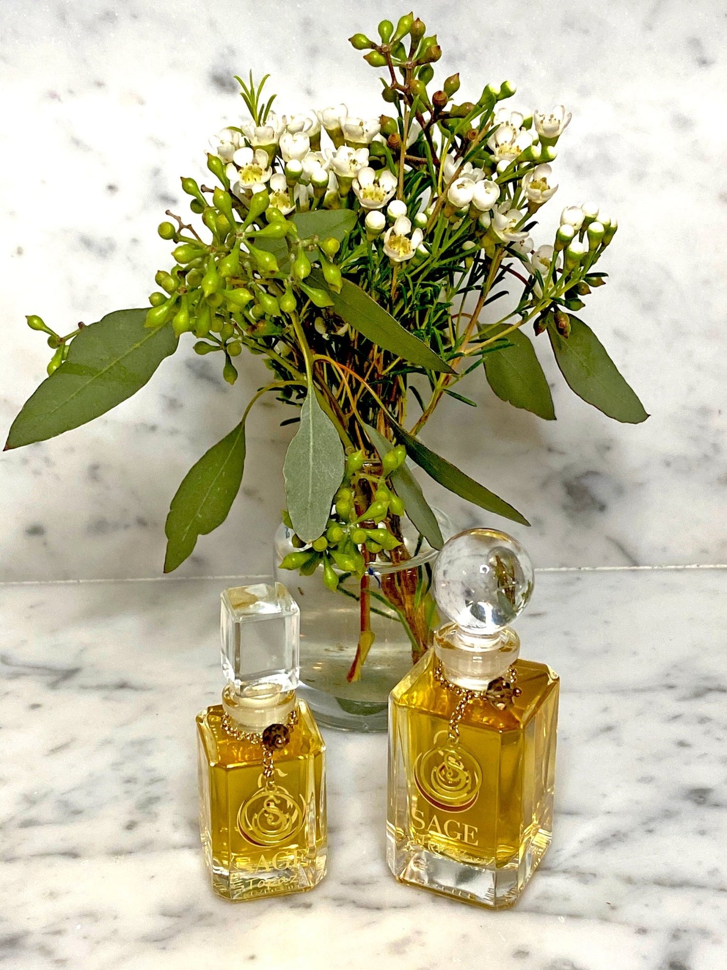 Topaz Vanity Bottle by Sage, Pure Perfume Oil - The Sage Lifestyle